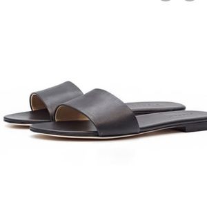 [Nisolo] Isla Slides in Black